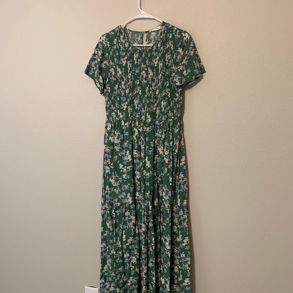 Roolee Green Floral Maxi Dress - Picture 2 of 9